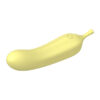 Banana G-Spot Vibrator in yellow front view