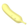 Banana G-Spot Vibrator in yellow side profile
