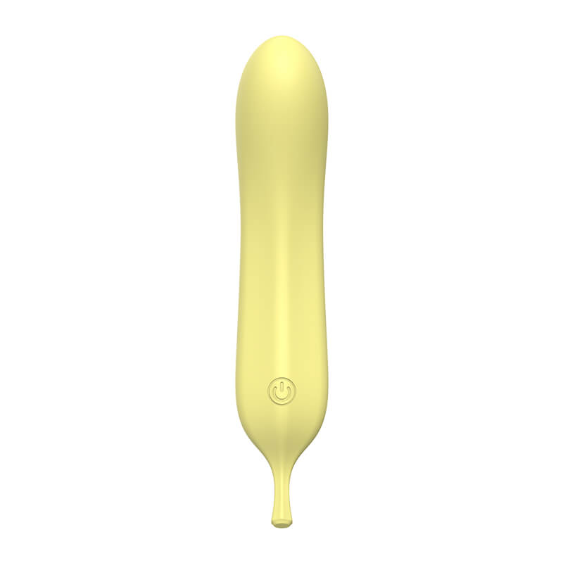 Banana G-Spot Vibrator in yellow full product view