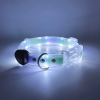 Adjustable LED BDSM Collar hardware and finish detail