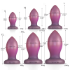 Aurora Smooth Teardrop Anal Plug side profile