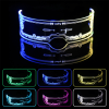LED Cyberpunk Roleplay Visor Mask LED Cyberpunk Roleplay Visor Glasses Loading 1 full gallery view