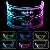 LED Cyberpunk Roleplay Visor Mask LED Cyberpunk Roleplay Visor Glasses Scale 1 close-up product detail