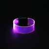 LED Magnetic Bondage Wrist Cuffs purple hardware and finish detail