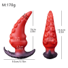 Octopus Tentacle Silicone Butt Plug angled view