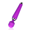 Patterned Slim G-Spot Wand Vibrator in purple wand handle detail