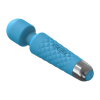 Quilted Grip G-Spot Wand Vibrator in blue wand handle detail