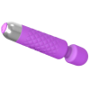 Quilted Grip G-Spot Wand Vibrator in purple G-spot tip detail