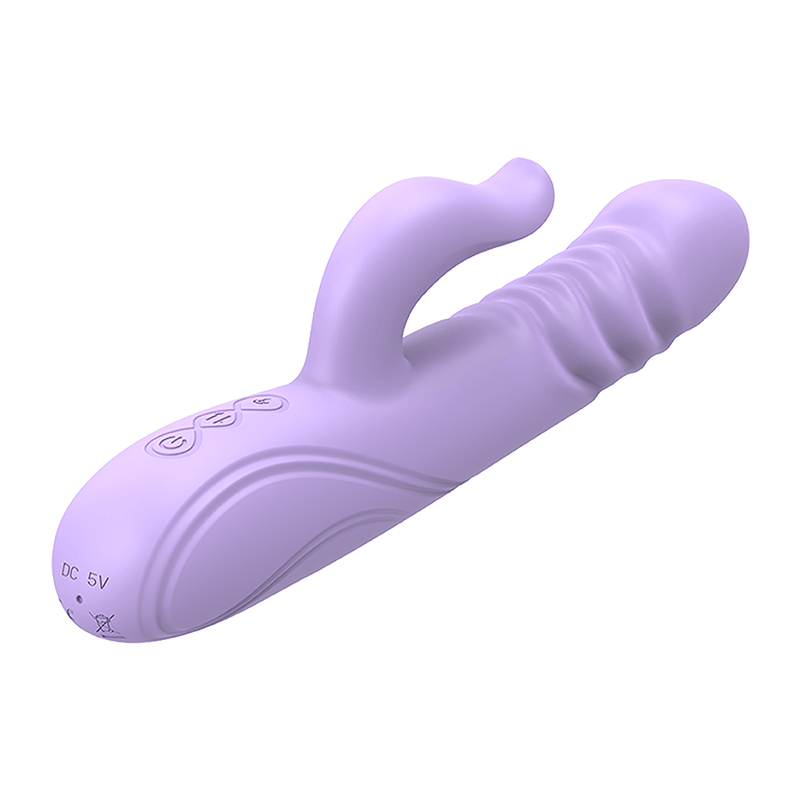 Ribbed Mini Rabbit G-Spot Vibrator