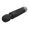 Ribbed Mini Wand G-Spot Vibrator curved tip detail