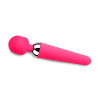 Slim Round-Head G-Spot Wand Vibrator in rose red G-spot tip