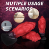 Textured Tentacle Anal Plug angled view