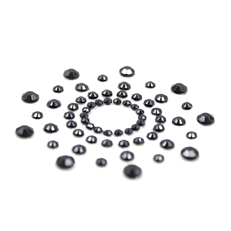 Adhesive Rhinestone Nipple Covers style B main product view