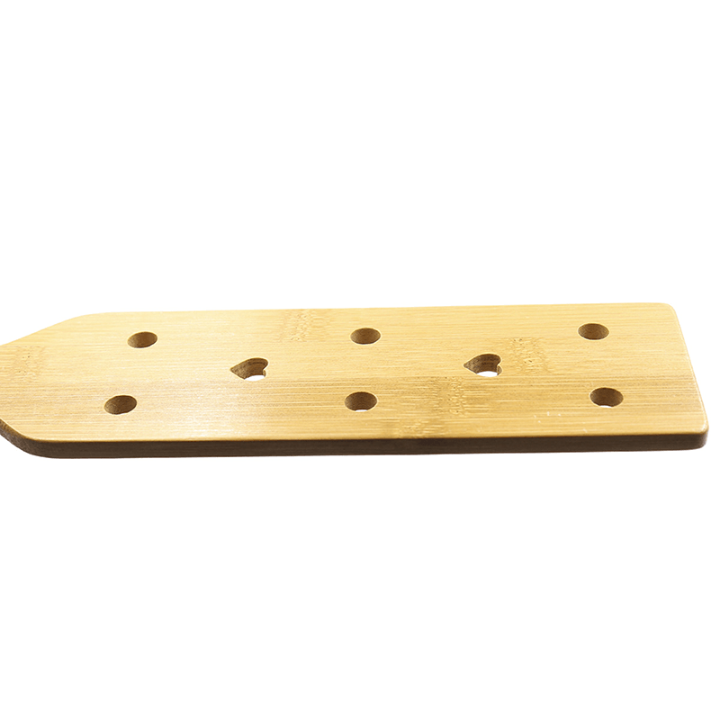 Bamboo Spanking Paddle with Heart Print style C detail view for shoppers