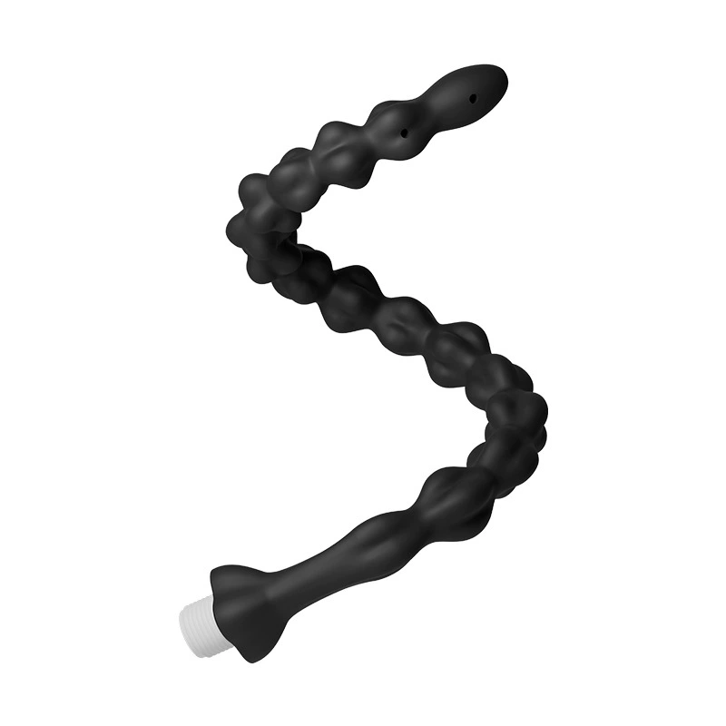 Beaded Silicone Shower Anal Douche Nozzle