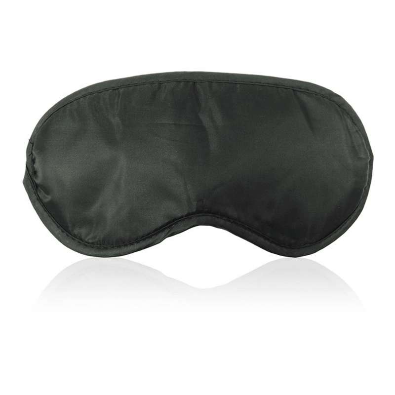 Bondage Blackout Blindfold Eye Mask front angle detail