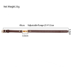 Brown Leather Cuff and Chain Restraint Set main product view 2