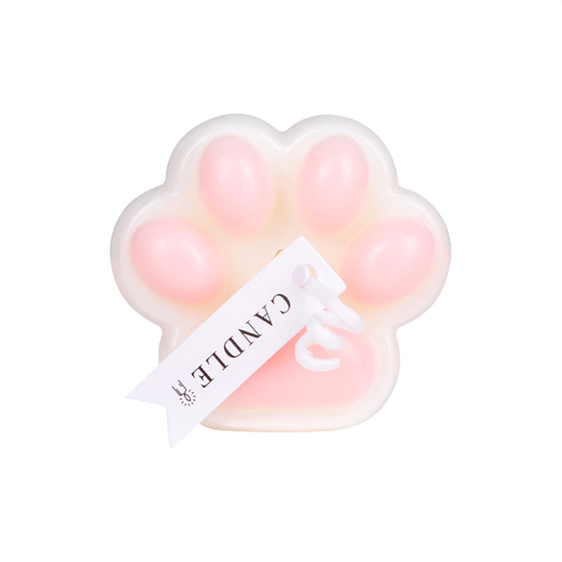 Cat paw low temperature wax play candle main view