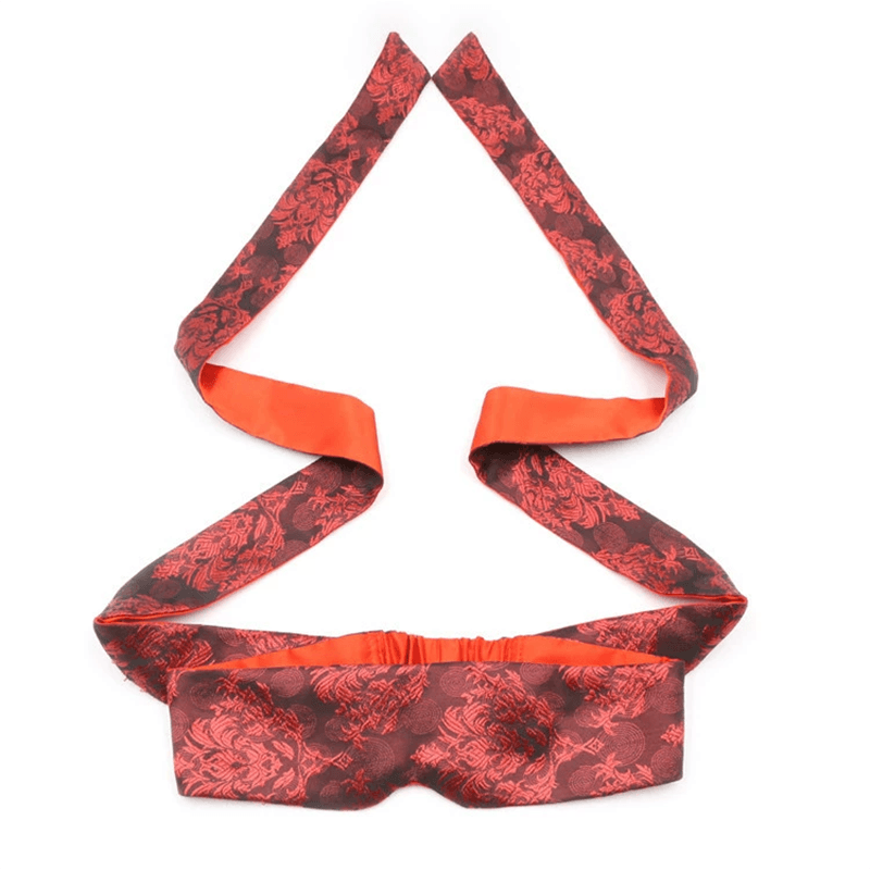 Chinese Jacquard Blindfold Eye Mask style A set or accessory view