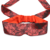 Chinese Jacquard Blindfold Eye Mask style A product layout view