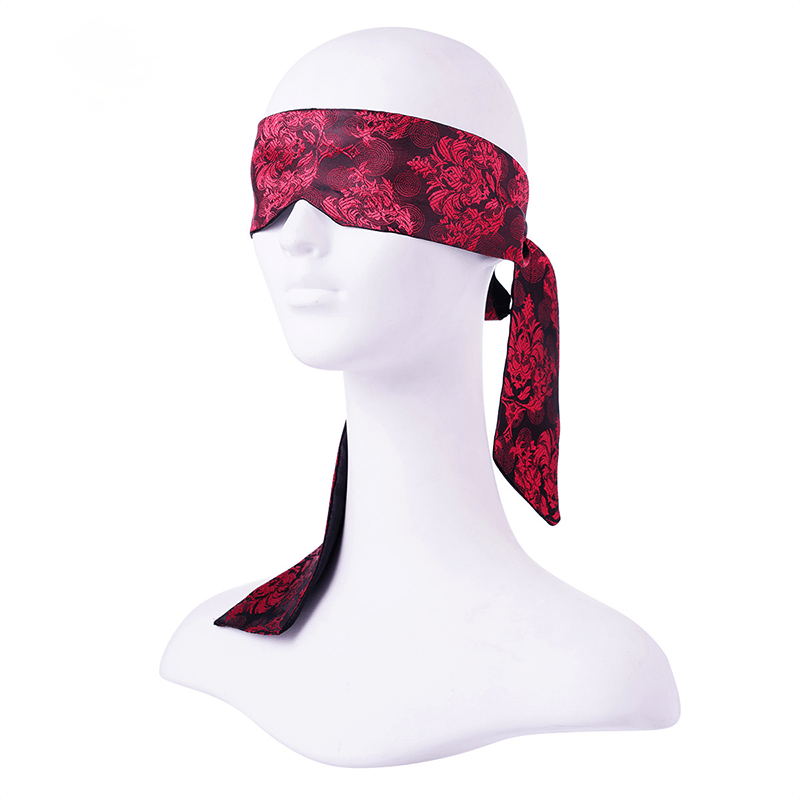 Chinese Jacquard Blindfold Eye Mask style B main product view