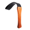 Classic Long Leather Spanking Paddle hardware and finish detail