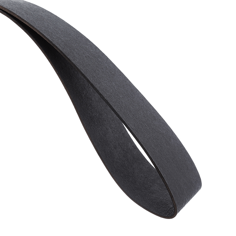 Classic Long Leather Spanking Paddle front angle detail