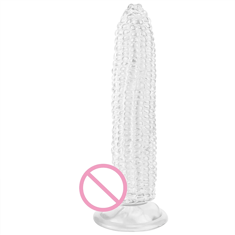Corn-Textured Suction Cup Fantasy Dildo