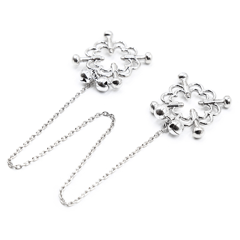 Decorative Bell Chain Nipple Clamps style A main product view