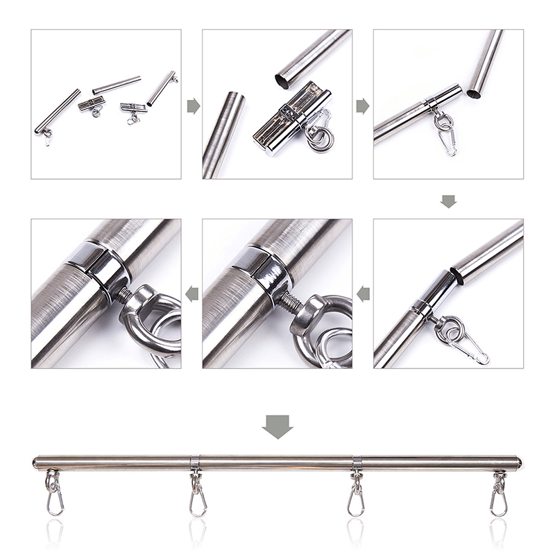 Detachable Wrist Ankle Neck Restraint Set style B style option view