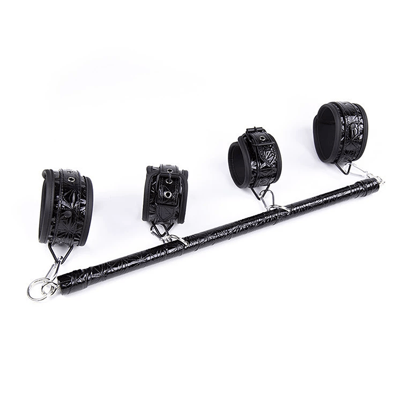 Diamond Pattern Spreader Bar Restraint Set style A alternate angle view