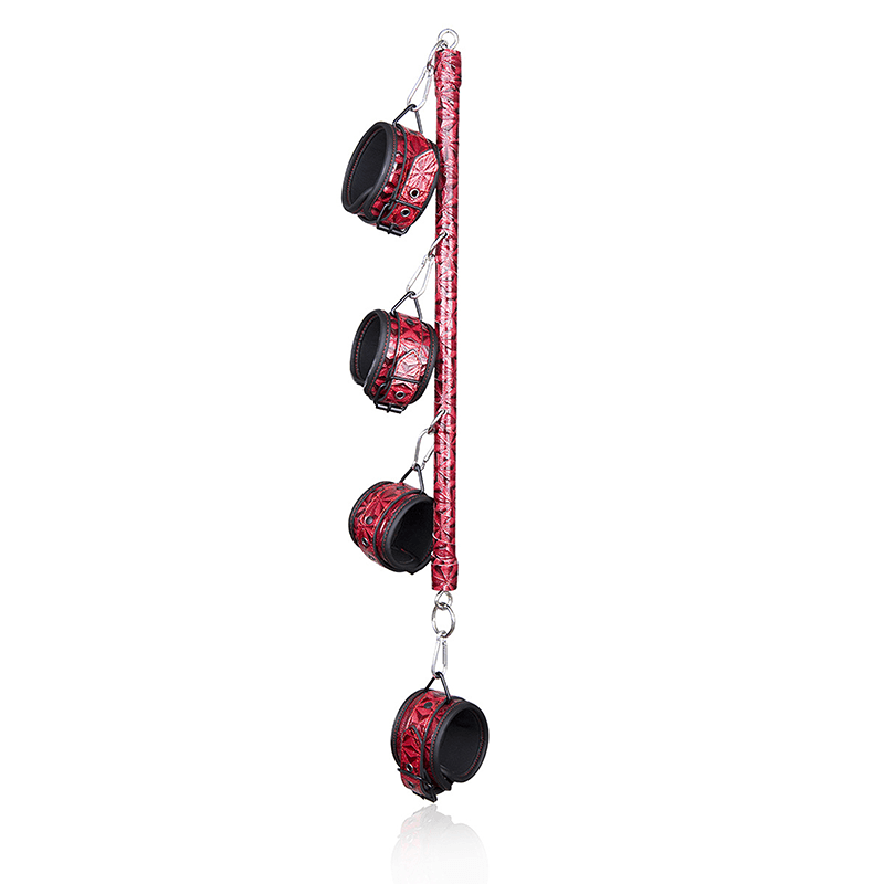 Diamond Pattern Spreader Bar Restraint Set style B side view detail