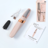 Electric Foot Callus Remover Kit pink front angle detail