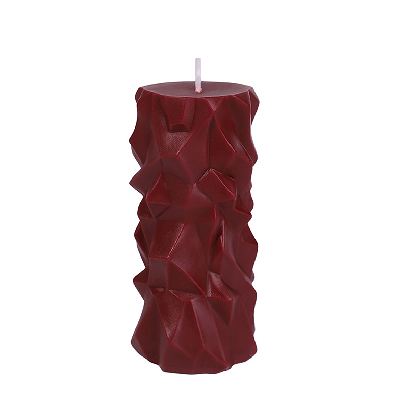 Faceted Pillar Low Temperature Wax Play Candle main product view