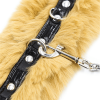 Faux Fur Buckle Cuff Restraint front angle detail