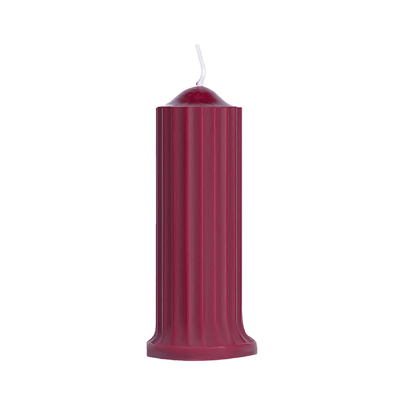 Fluted Pillar Low Temperature Wax Play Candle main product view