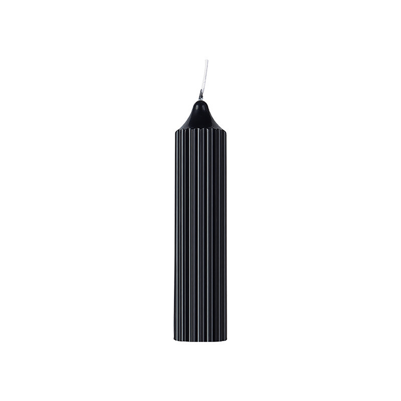 Fluted Stick Low Temperature Wax Play Candle front angle detail