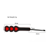 Heart Cutout Leather Spanking Paddle style A detail view for shoppers