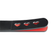 Heart Cutout Leather Spanking Paddle style B close-up product detail