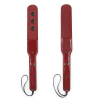 Heart Cutout Leather Spanking Paddle style C detail view for shoppers