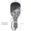 Heart Cutout Leather Spanking Paddle style D product layout view