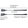 Heart Star Leather Spanking Paddle with Chain style A main product view