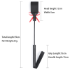 Heart Star Leather Spanking Paddle with Chain style B catalog image view