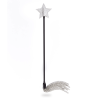 Heart Star Leather Spanking Paddle with Chain style C main product view