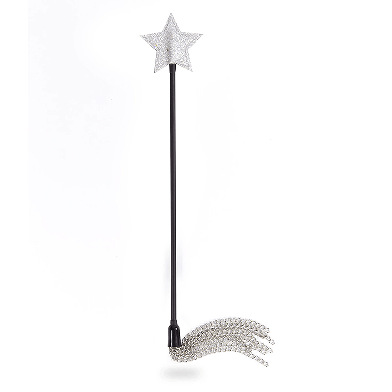 Heart Star Leather Spanking Paddle with Chain style C main product view