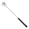 Heart Star Leather Spanking Paddle with Chain style D product layout view