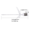 Heart Star Leather Spanking Paddle with Chain style E hardware and finish detail