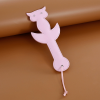 Hollow Heart Leather Spanking Paddle style B detail view for shoppers