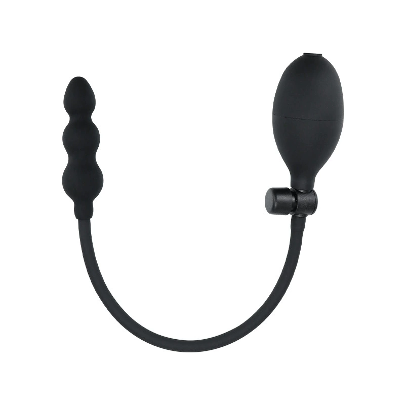 Inflatable Anal Plug Training Set style B front angle detail