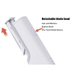 LED Sonic Dermaplaning Razor Kit side view detail